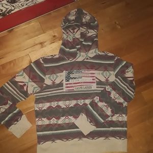 Ralph Lauren Navajo print hoodie